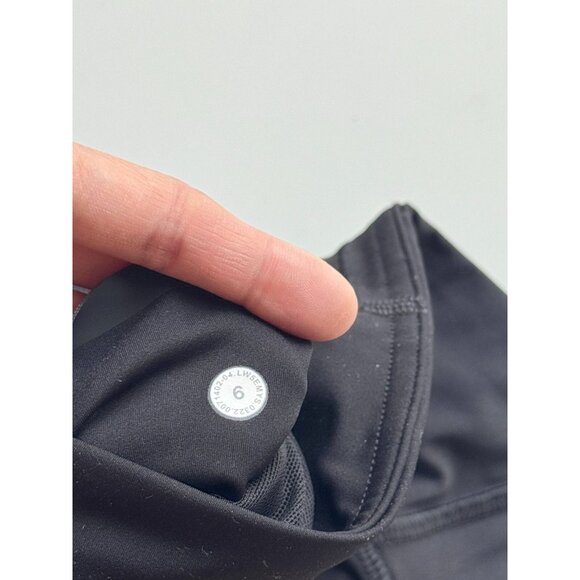LULULEMON Base Pace 25" Black Nulux High Rise Reflective Leggings, Size 6 - Picture 15 of 16